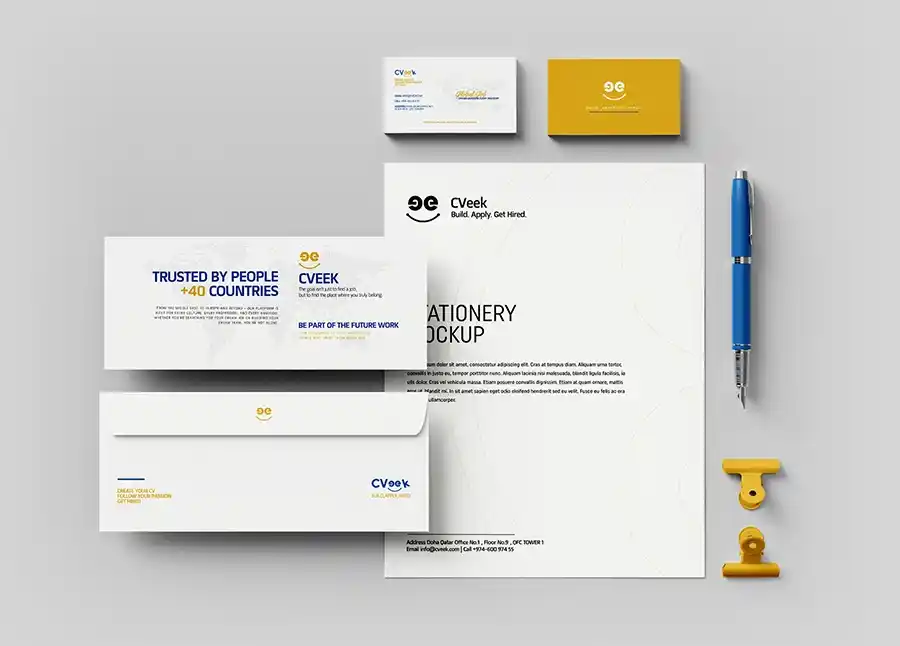 Services graphic design cveek Stationary