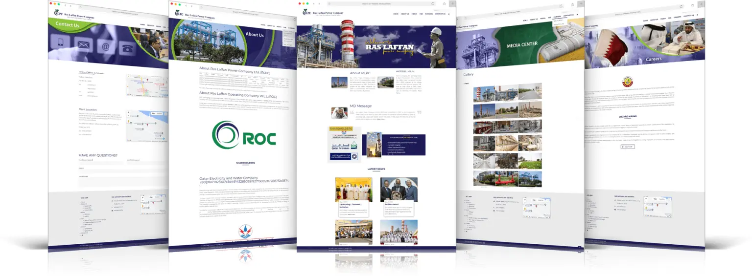 professional website development company in qatar showcasing modern web solutions